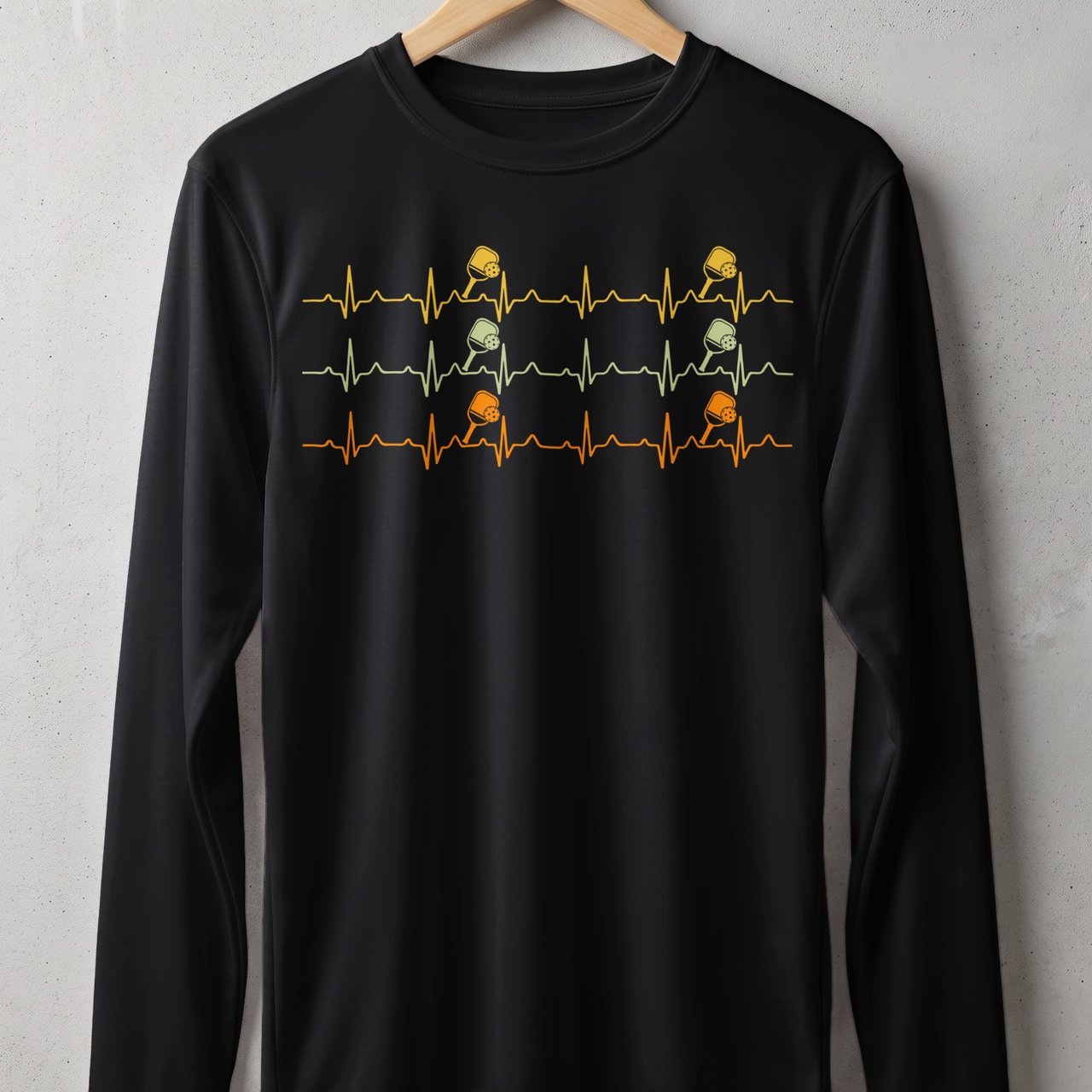 Pickleball Heartbeat Paddle Sun Shield Shirt