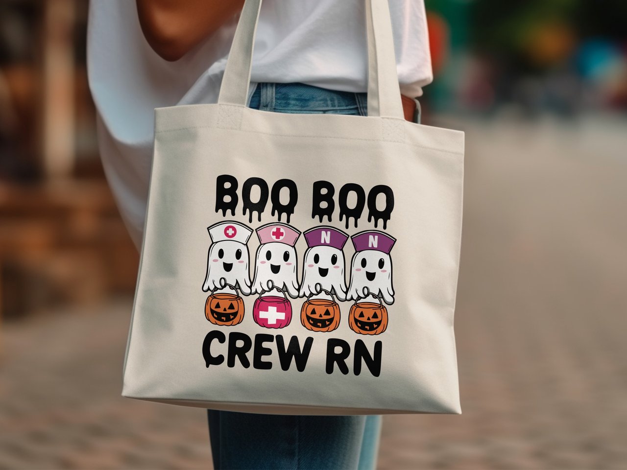 Boo Boo Crew RN Tote Bag