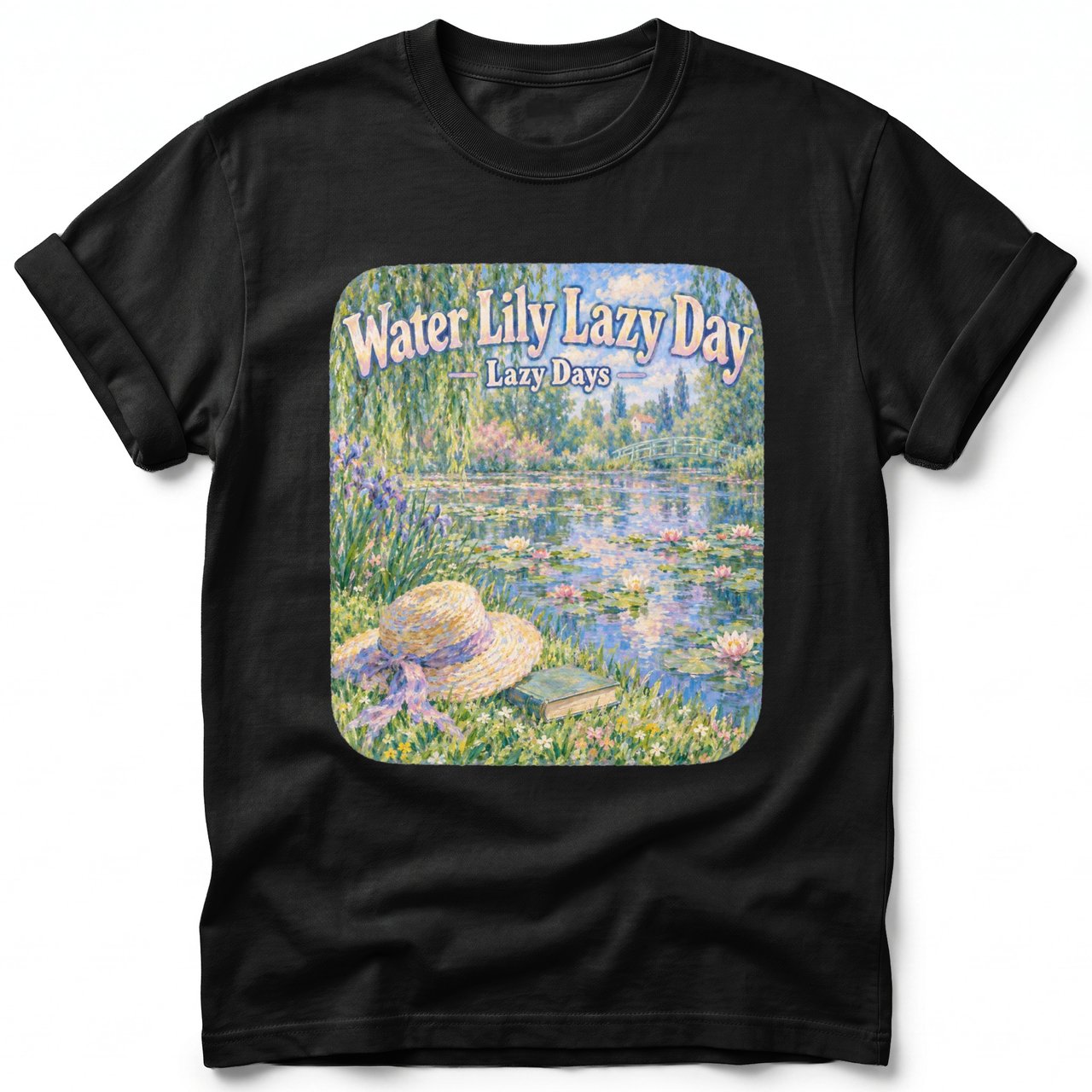 Water Lily Lazy Day ~ Comfort Colors Premium Tee