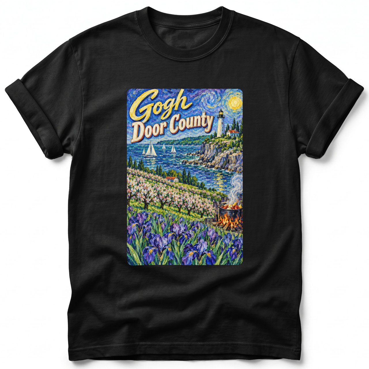 Gogh Door County ~ Comfort Colors Premium Tee