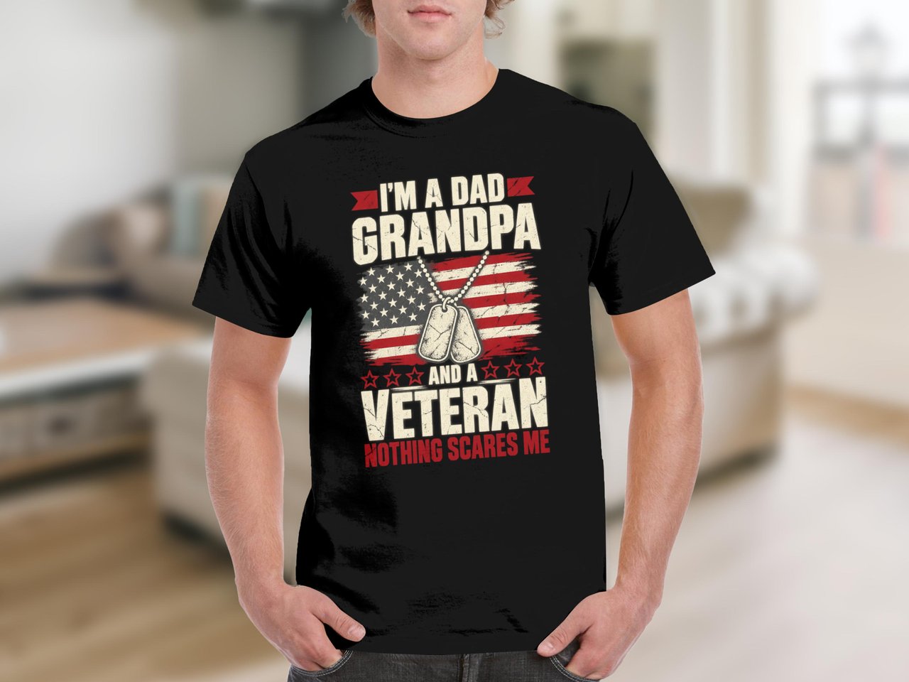 Dad Grandpa Veteran Tee