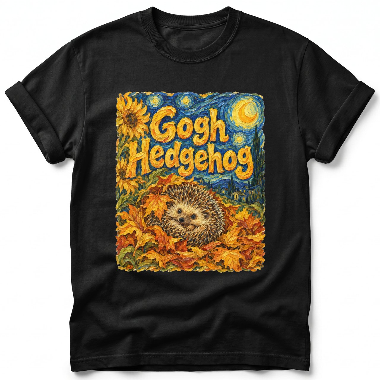 Gogh Hedgehog ~ Comfort Colors Premium Tee