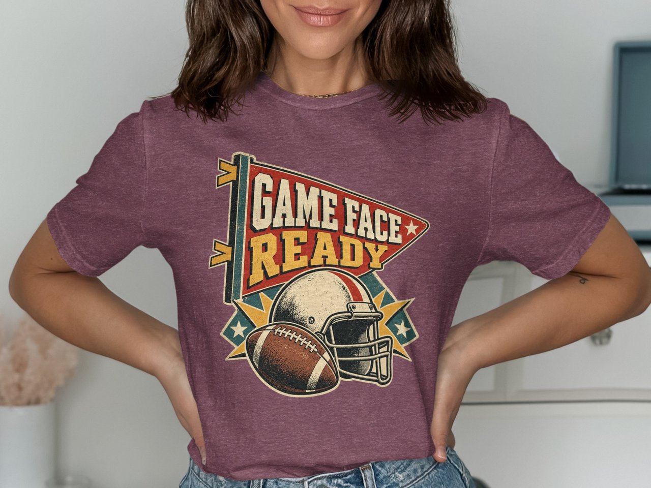 Game Face Ready Football Tee
