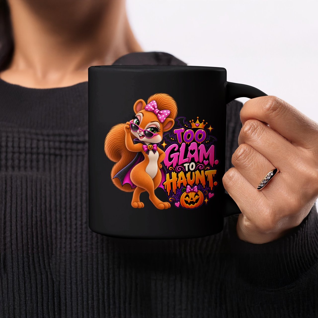 Too Glam To Haunt Mug