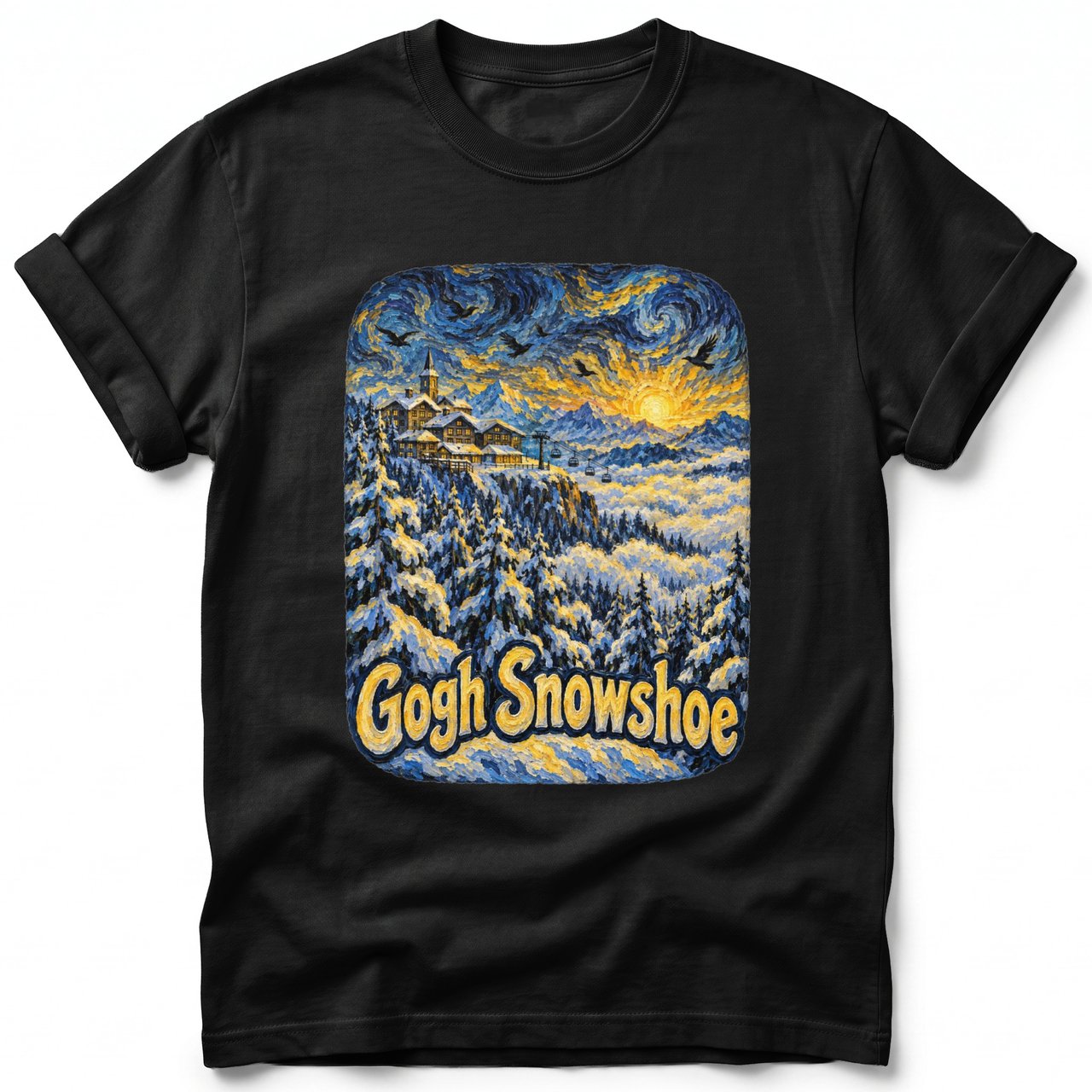 Gogh Snowshoe ~ Comfort Colors Premium Tee