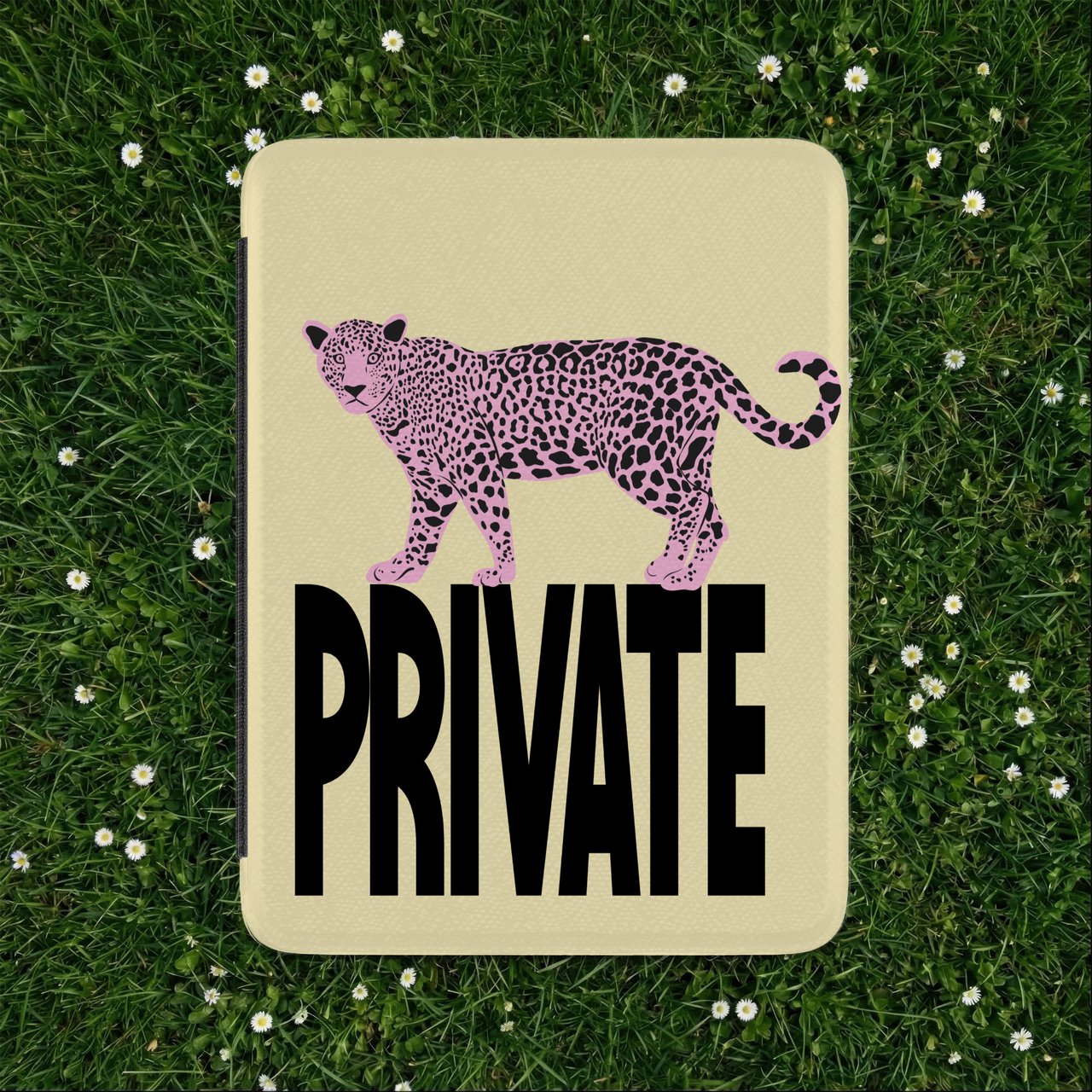 Pink Leopard Private Kindle Case