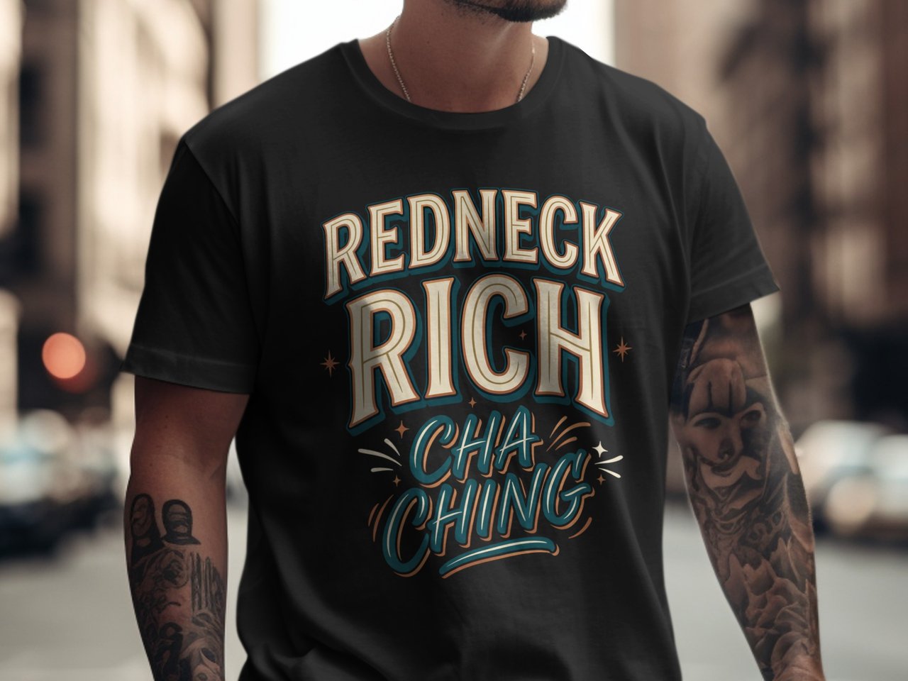 Redneck Rich Cha Ching Tee