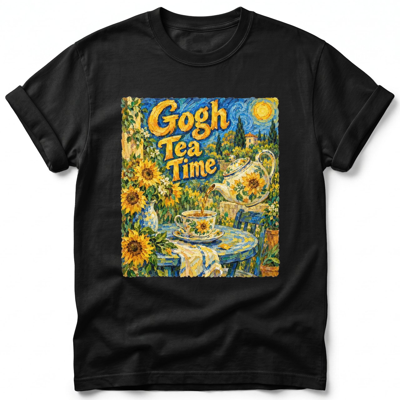 Gogh Tea Time ~ Comfort Colors Premium Tee