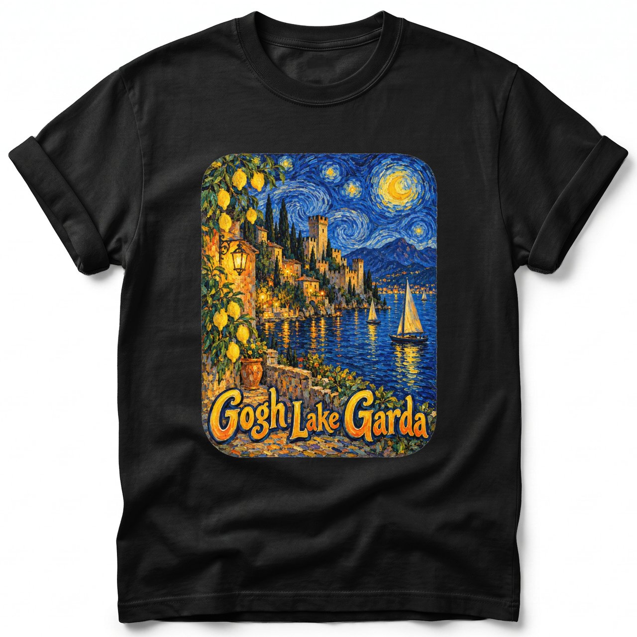 Gogh Lake Garda ~ Comfort Colors Premium Tee
