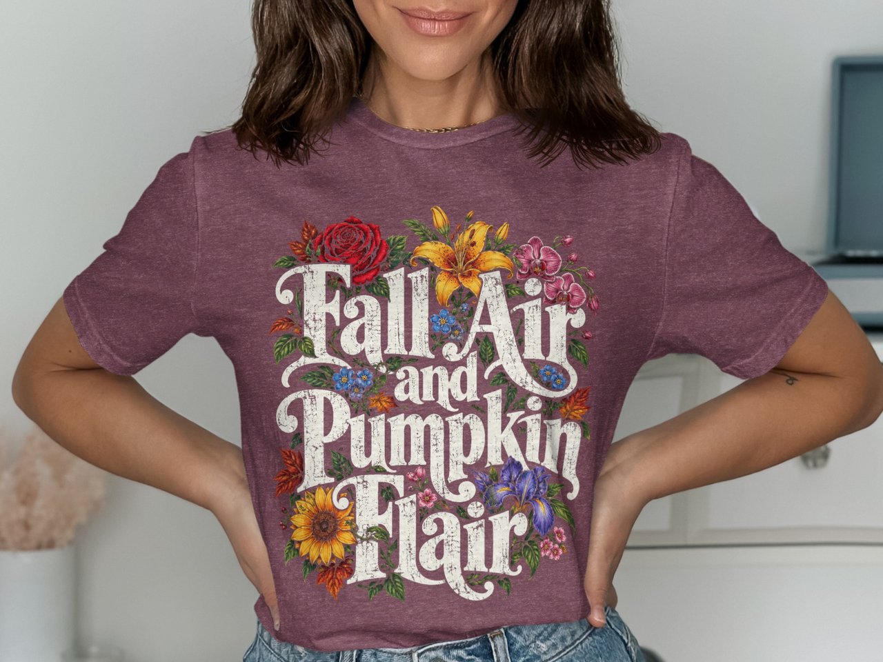 Fall Air and Pumpkin Flair Tee
