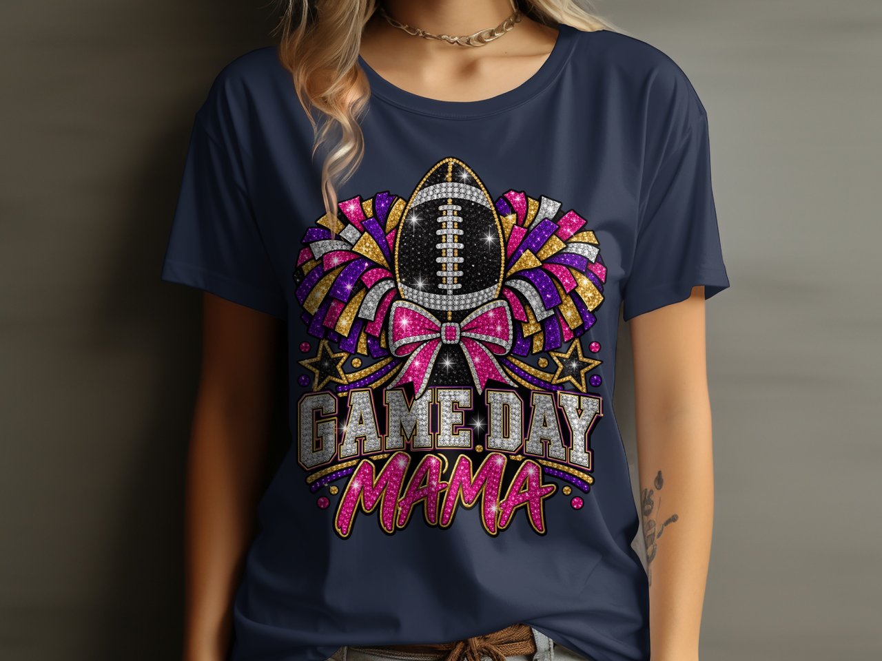 Game Day Mama Football Tee or Sweatshirt