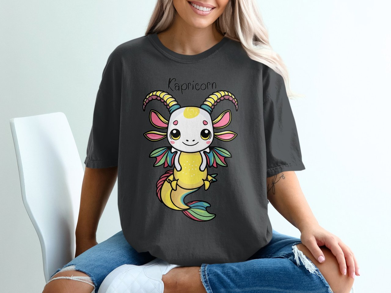 Kapricorn Sea-Goat Graphic T-Shirt