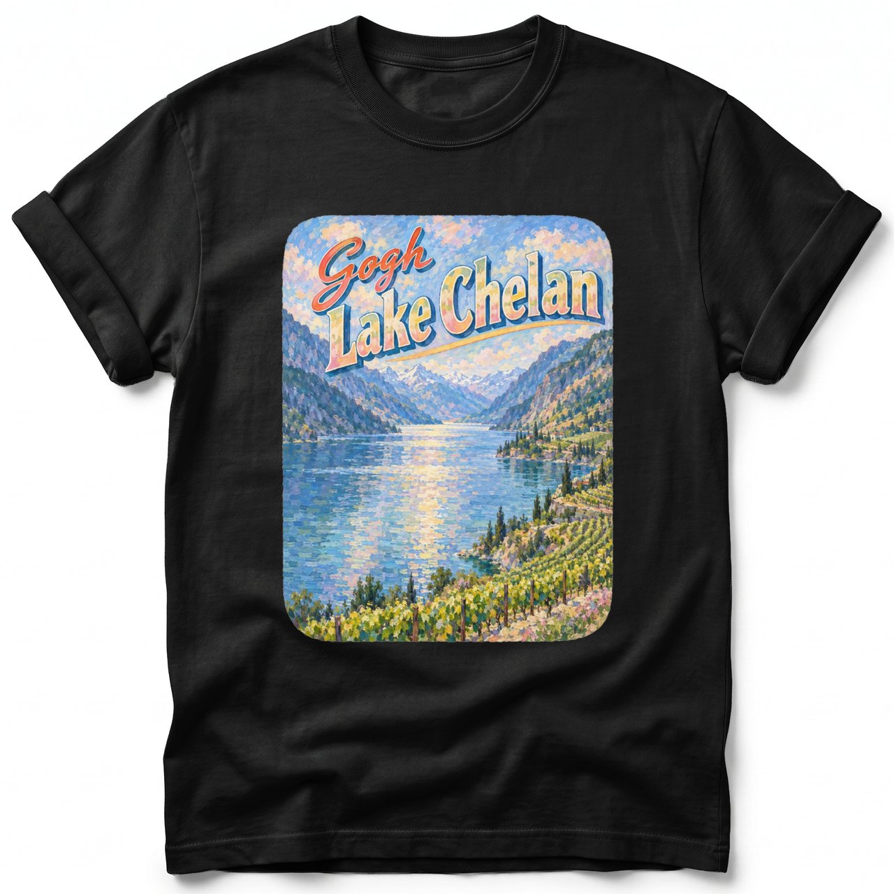 Gogh Lake Chelan ~ Comfort Colors Premium Tee