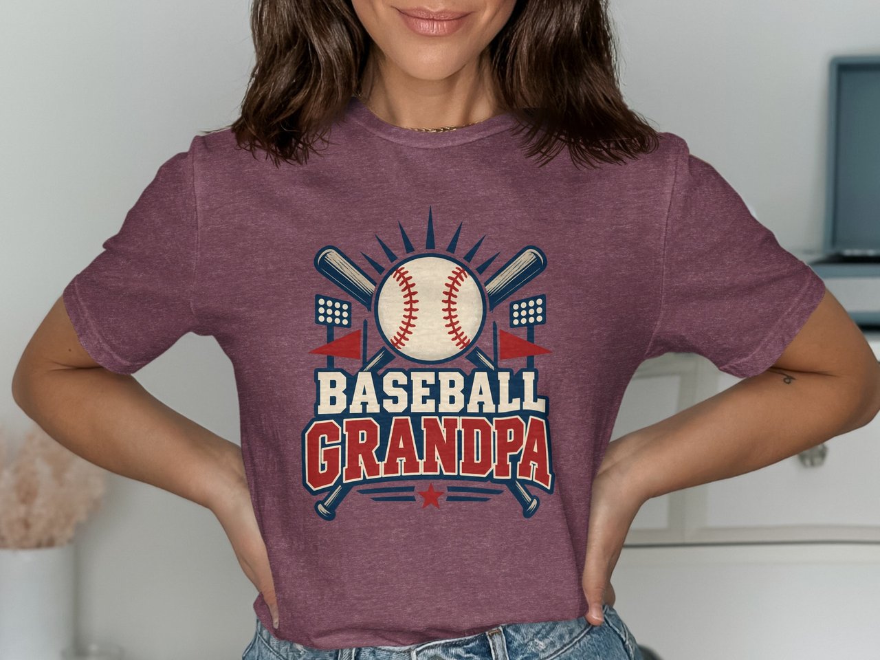 Baseball Grandpa Tee