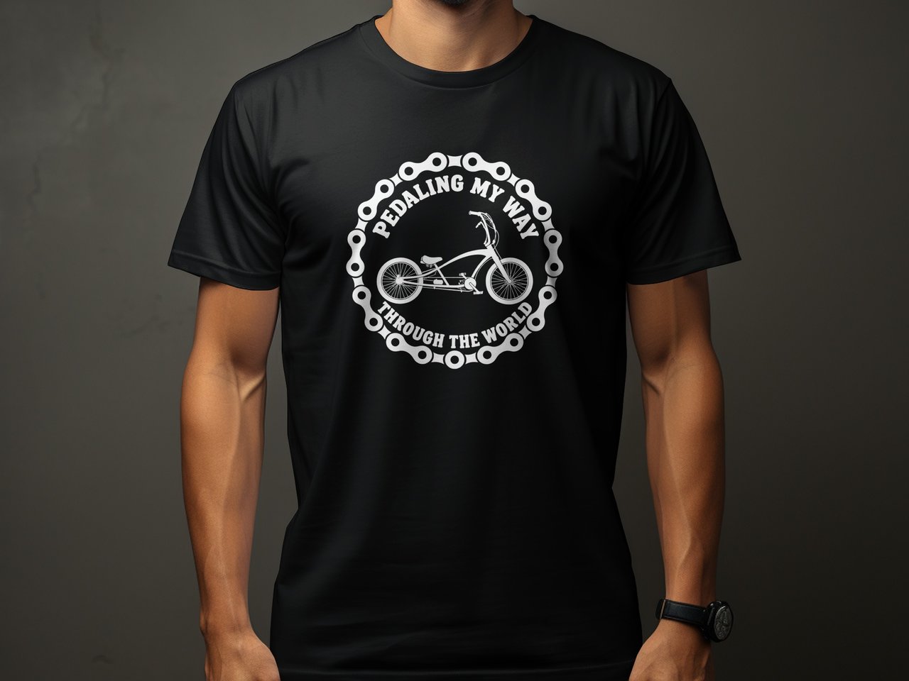 Pedaling My Way Through The World | Bike Shirt