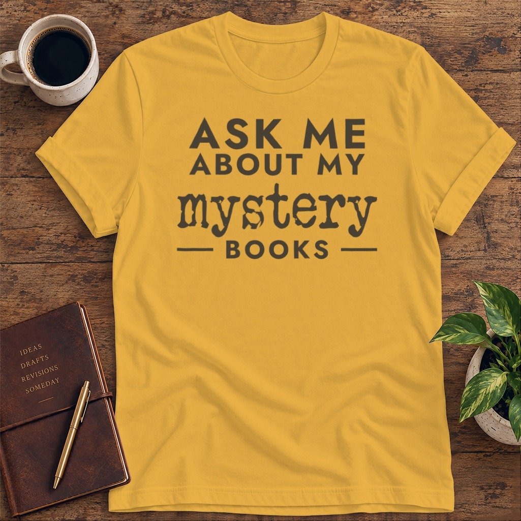 Ask Me About My Mystery Books Softstyle Tee