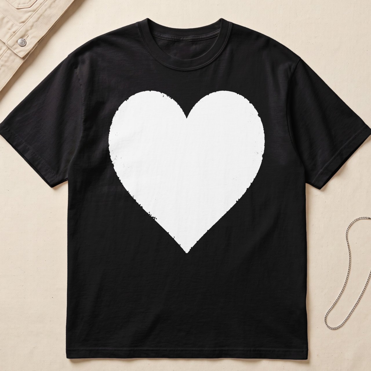Distressed Heart T-Shirt, Grunge Heart Graphic Tee, Vintage Minimalist Aesthetic Shirt, Indie Alt Streetwear Top, Cute Valentine Gift Shirt
