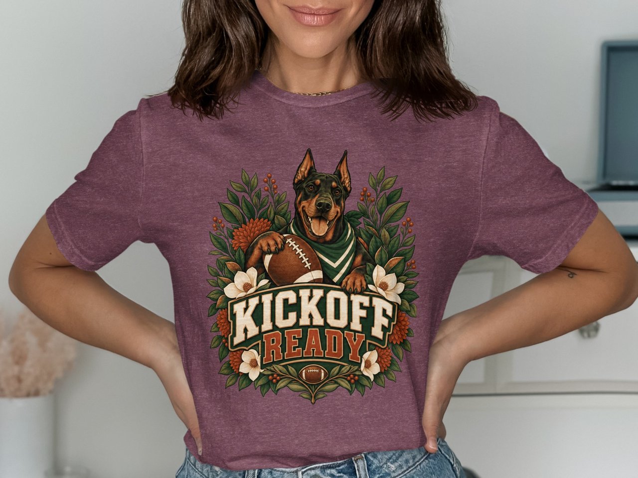 Kickoff Ready Doberman Tee