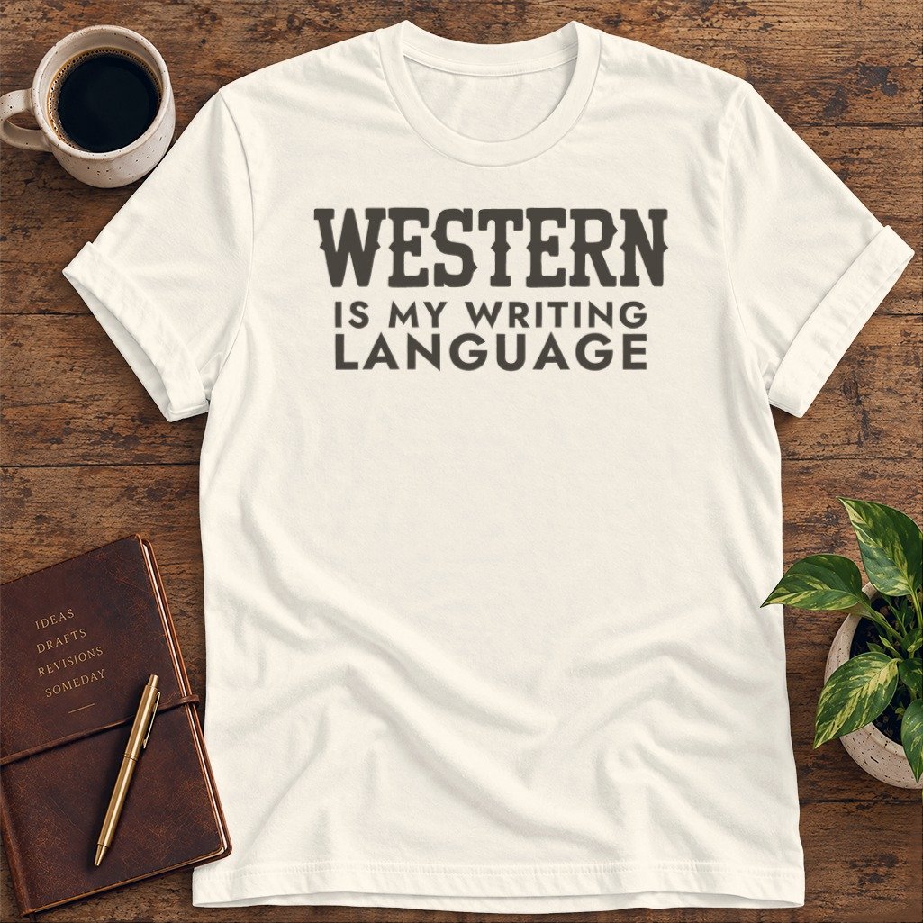 Western Is My Writing Language Softstyle Tee