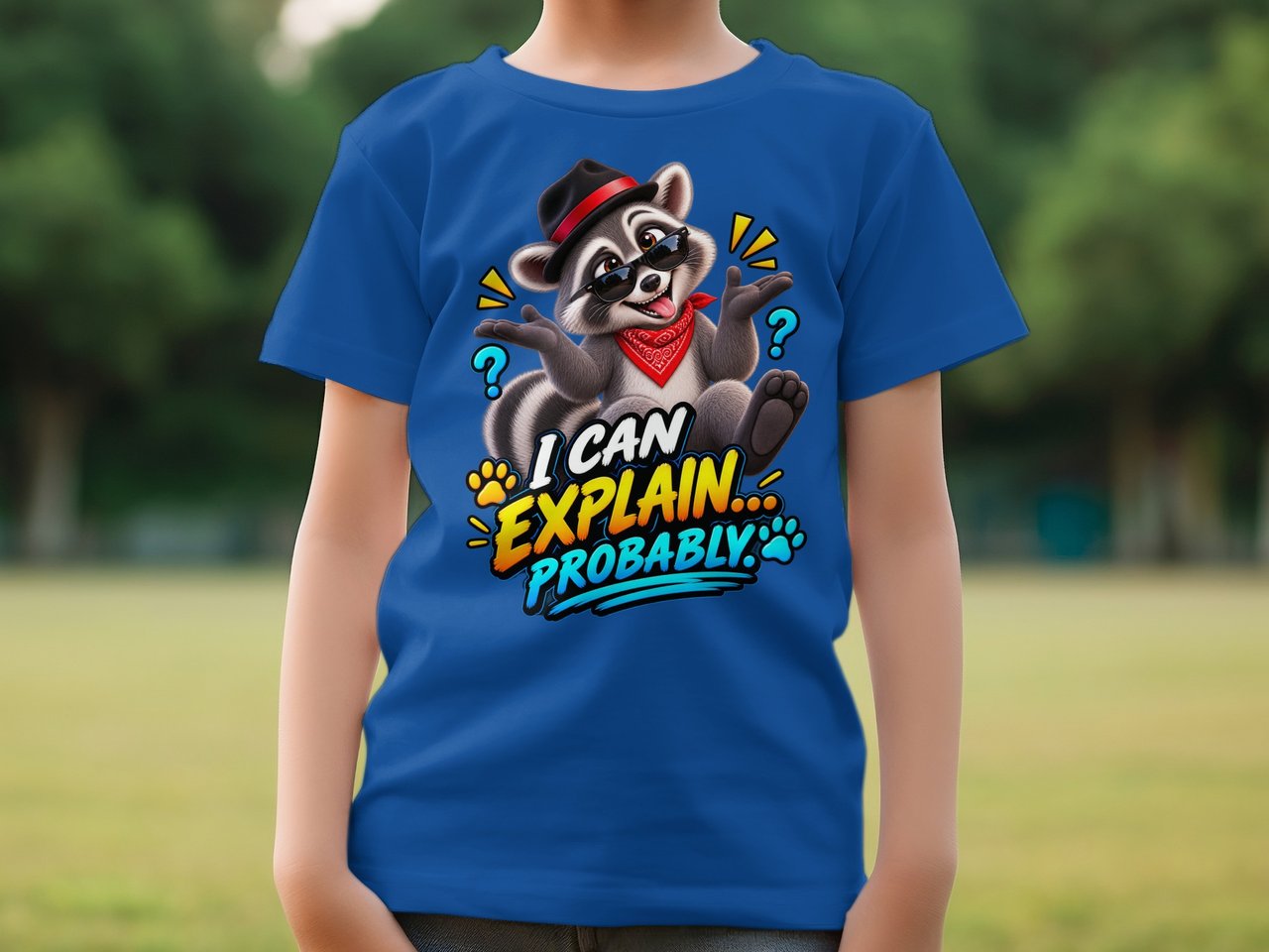 I Can Explain Randy the Raccoon Tee