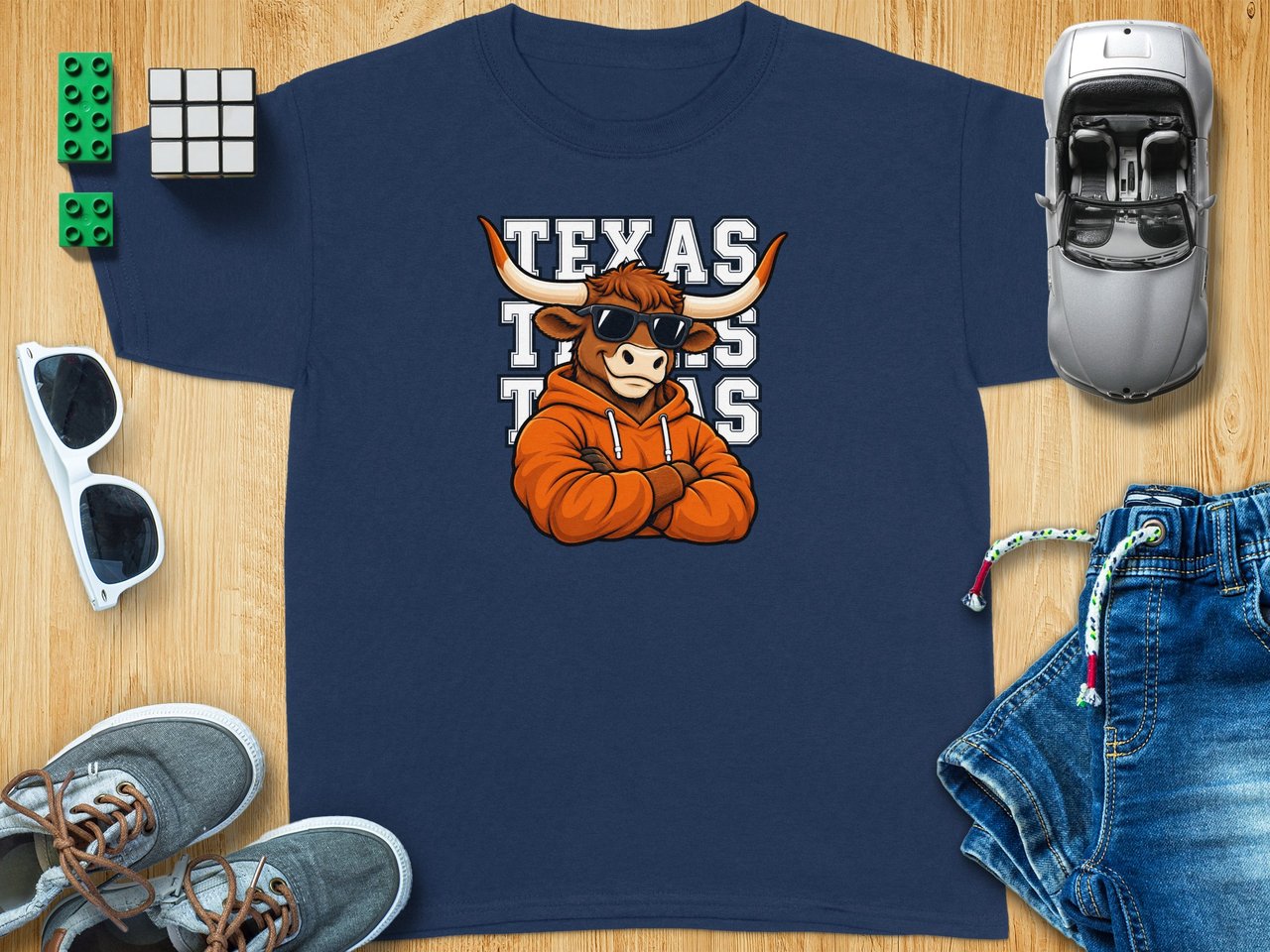 Texas Longhorn Mascot Tee
