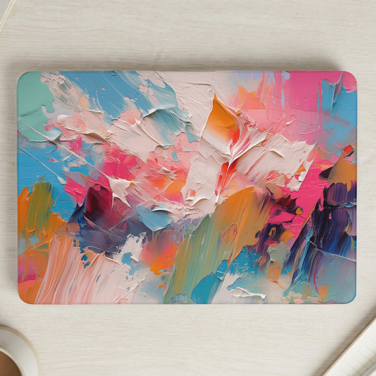 Abstract Oil Paint MacBook Case