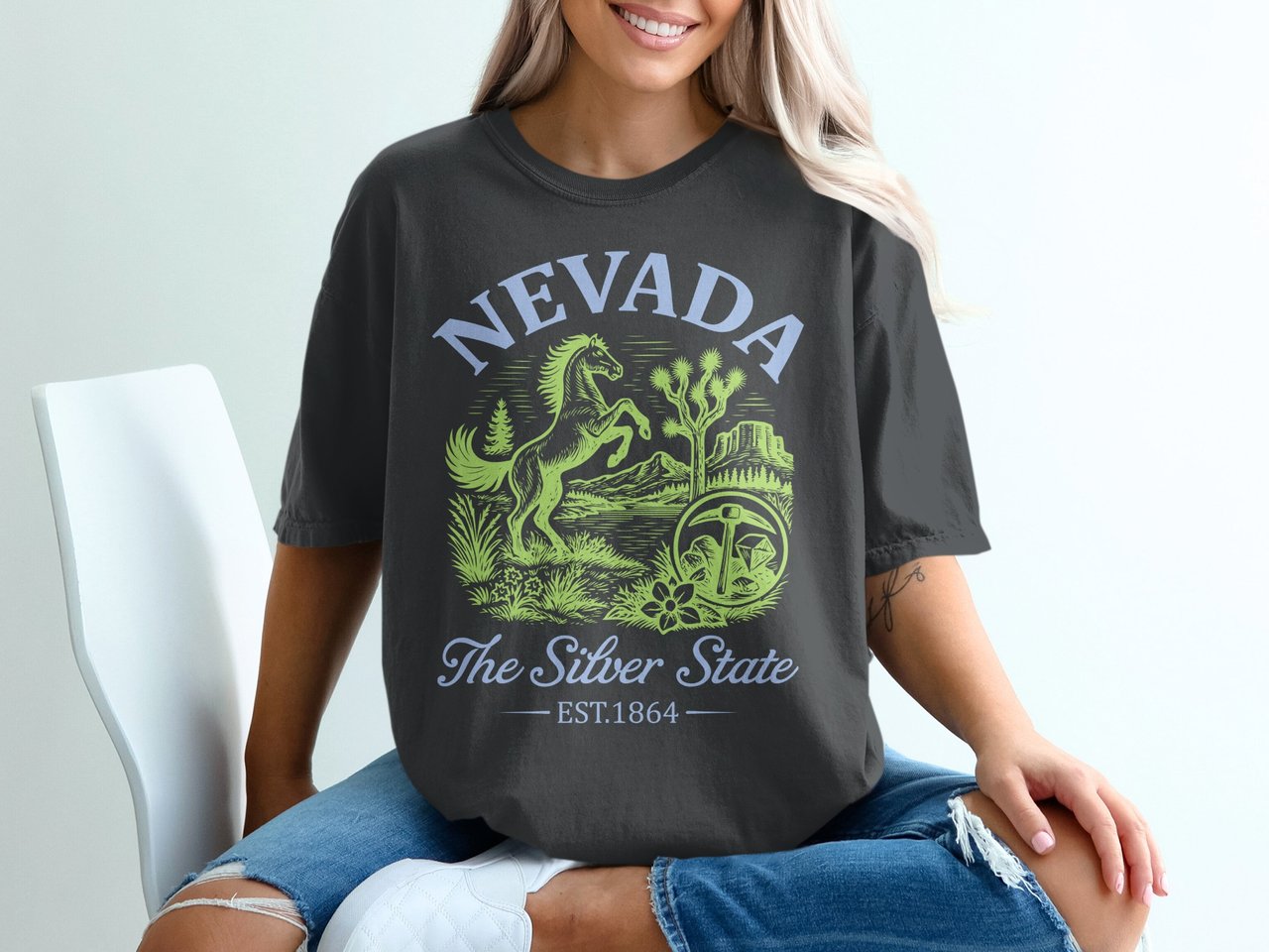 Nevada The Silver State Graphic Tee