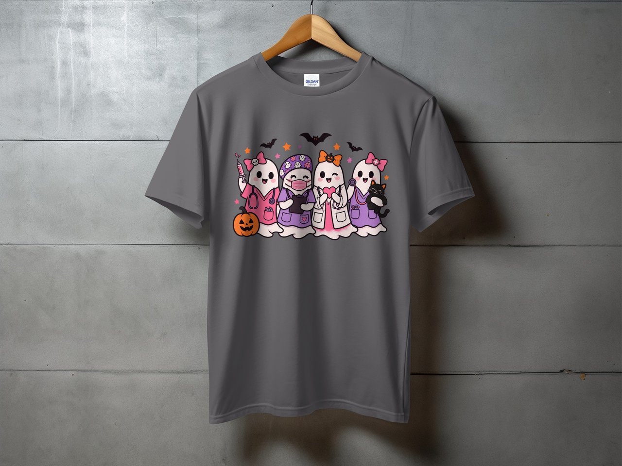 Spooky Nurse Squad Tee or Sweatshirt