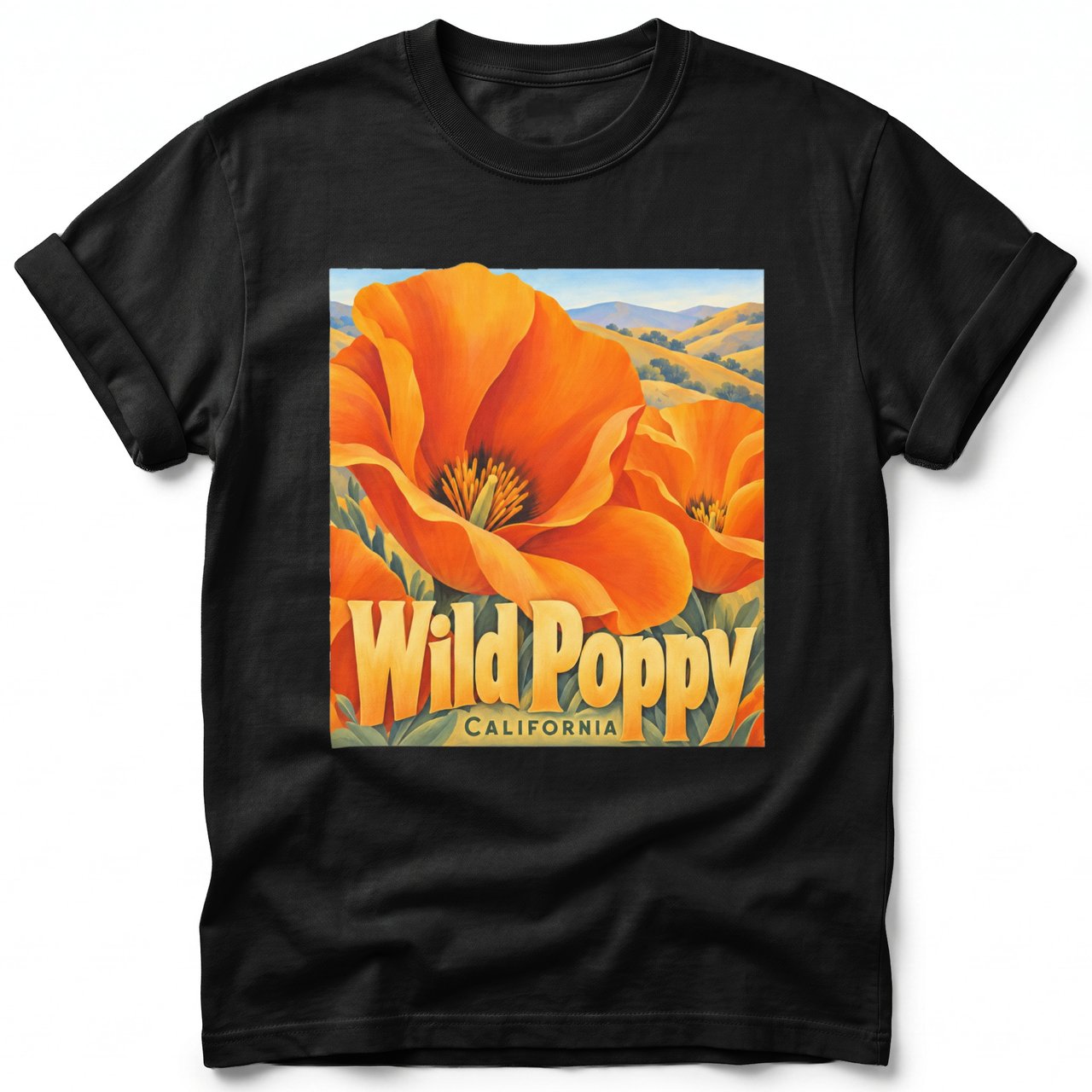 Wild Poppy ~ Comfort Colors Premium Tee