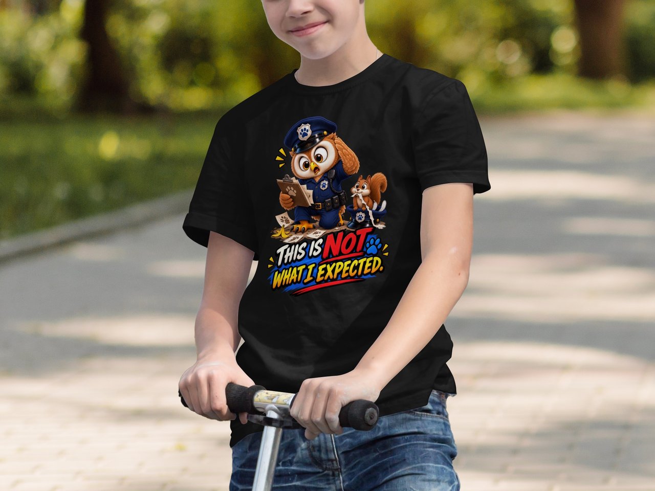 Not What I Expected Officer Hoot the Owl Tee