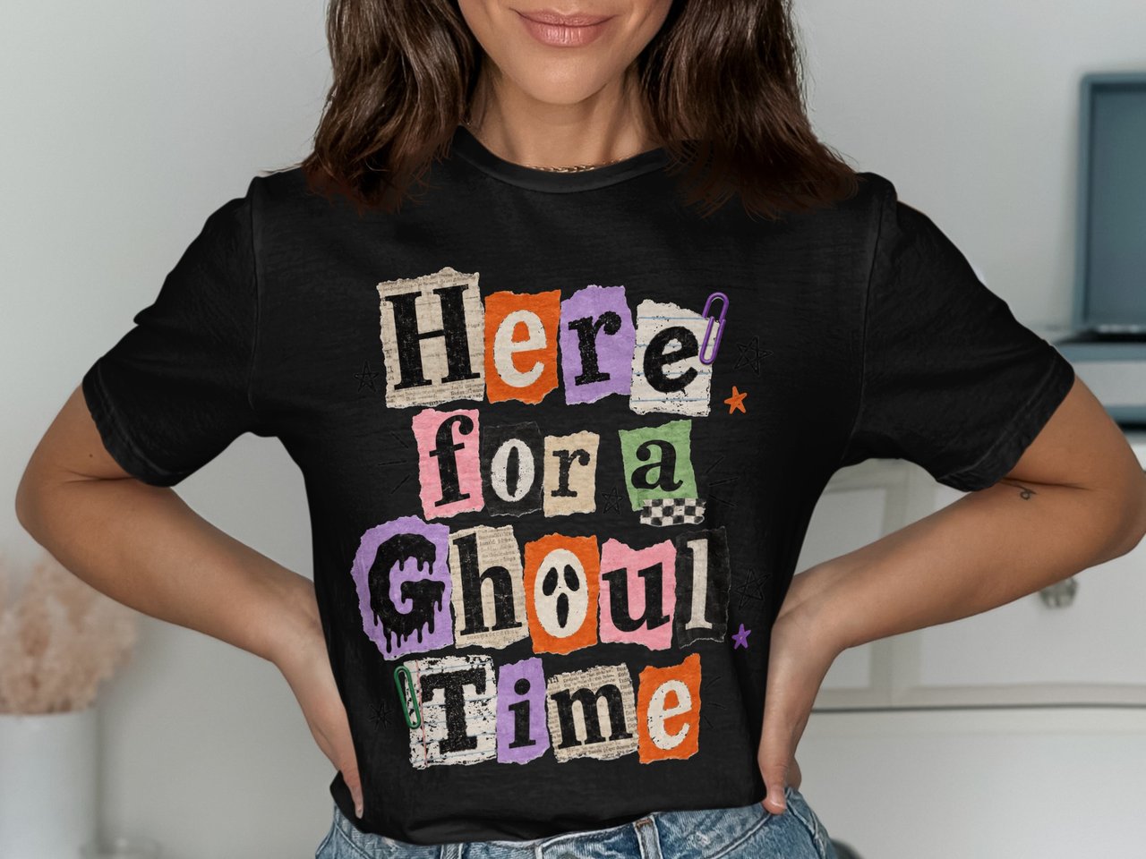 Here for a Ghoul Time Tee or Sweatshirt