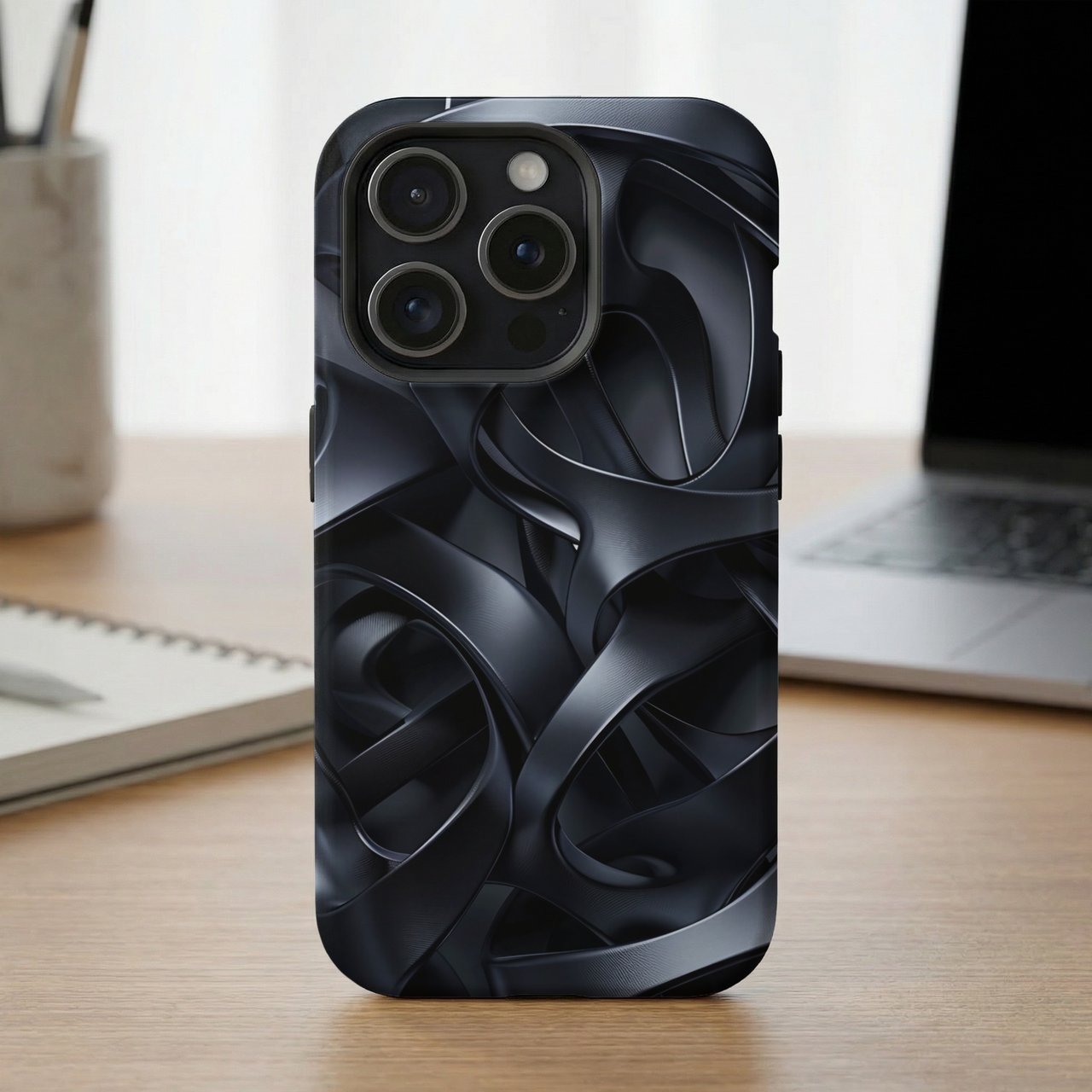 Dark Fluid Abstract MagSafe® Phone Case