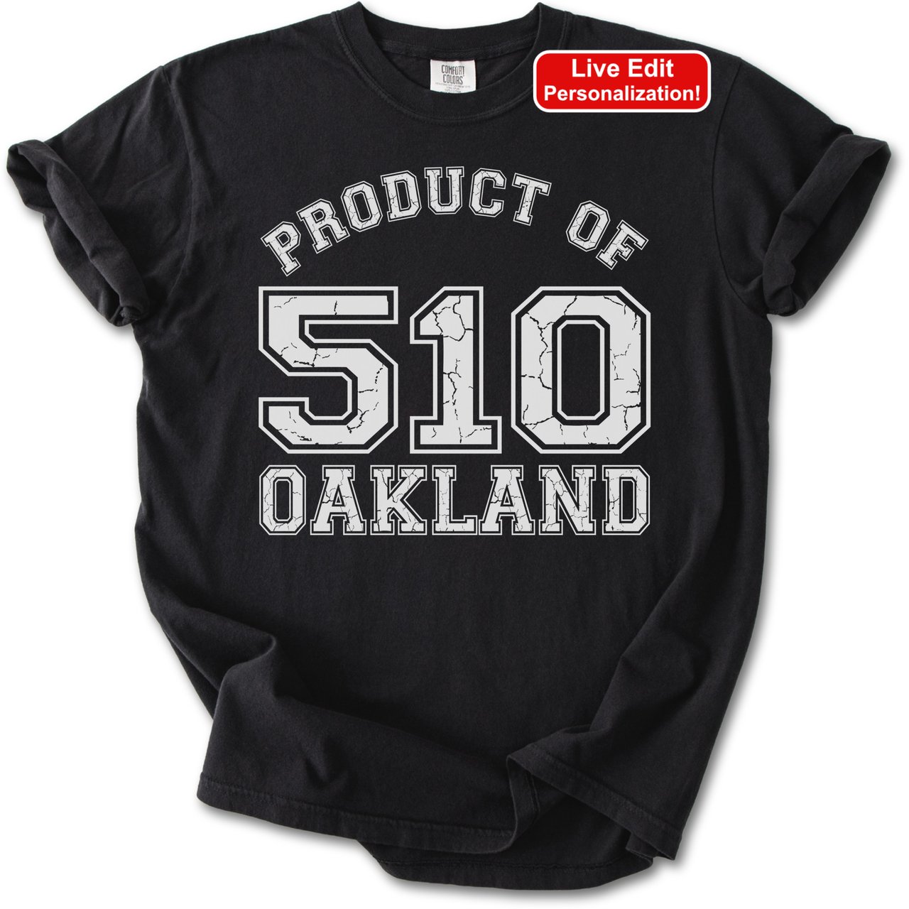 LIVE EDIT! Product of (Area Code) W1 Tee