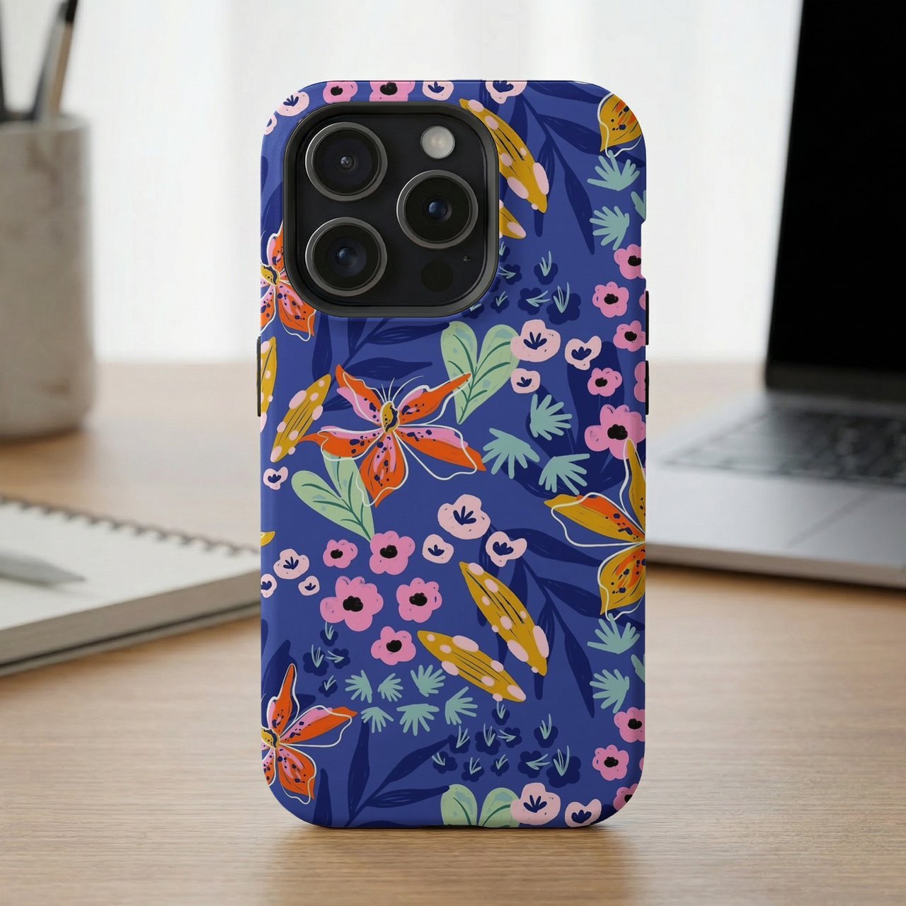 Vibrant Botanical Floral MagSafe® Phone Case