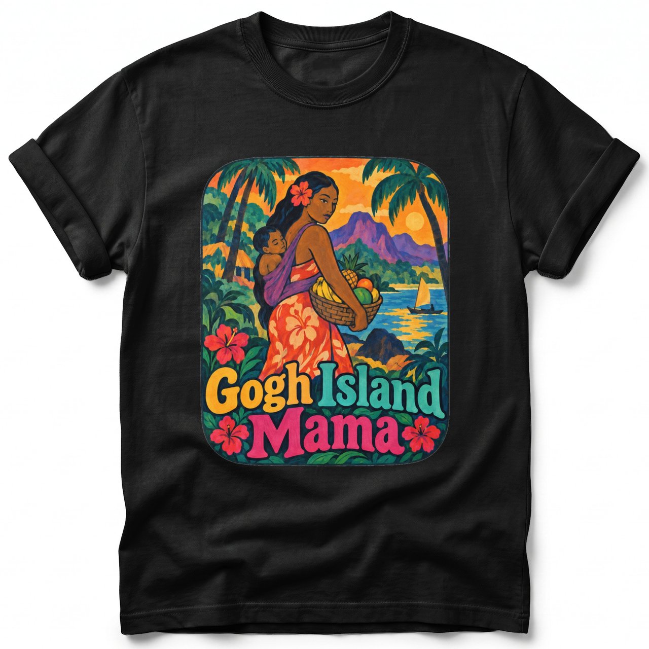 Gogh Island Mama ~ Comfort Colors Premium Tee
