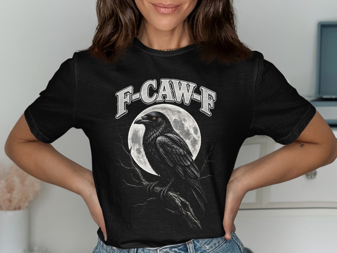F-CAW-F Crow Tee or Sweatshirt