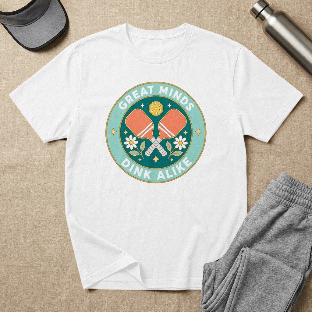 Great Minds Dink Alike Tee