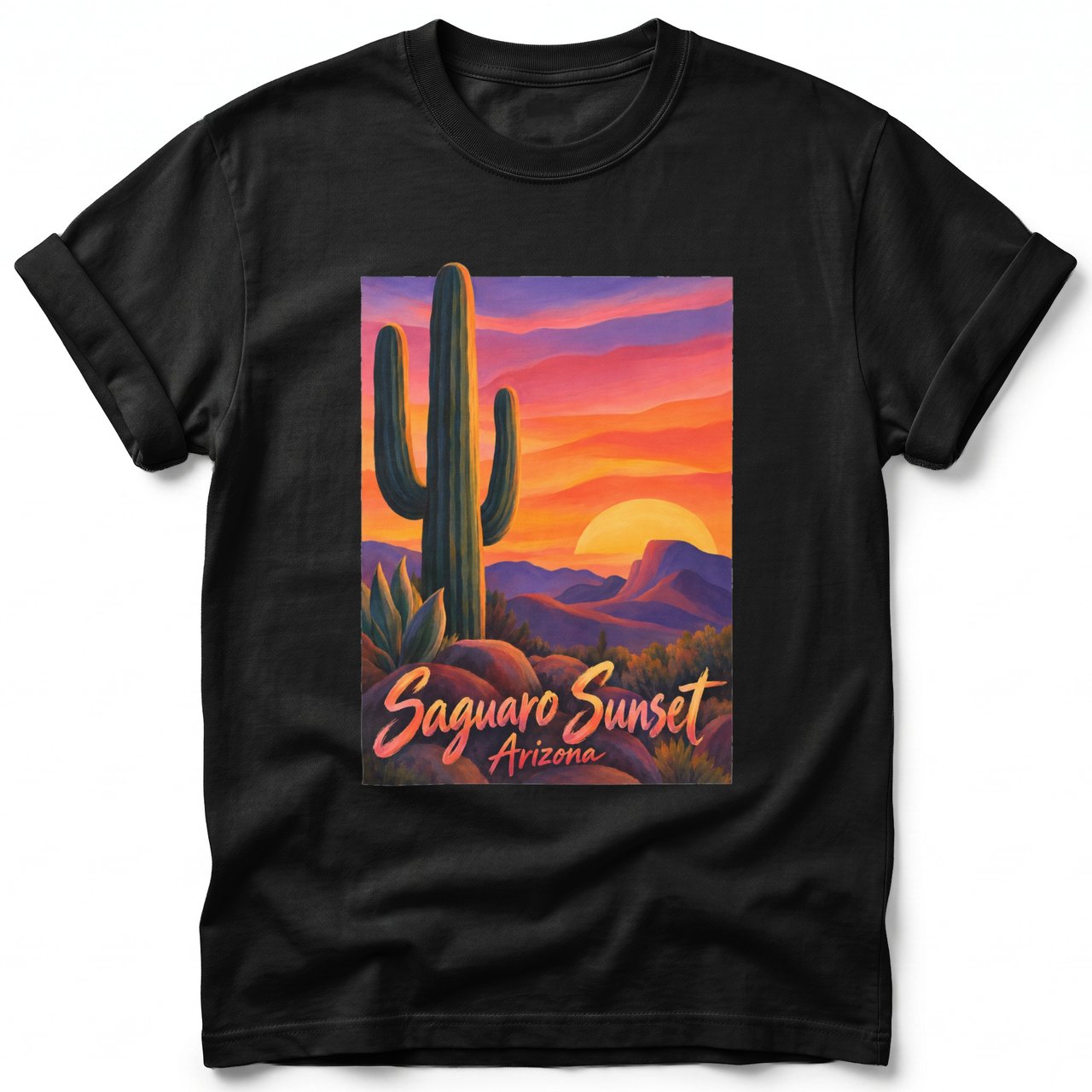Saguaro Sunset ~ Comfort Colors Premium Tee