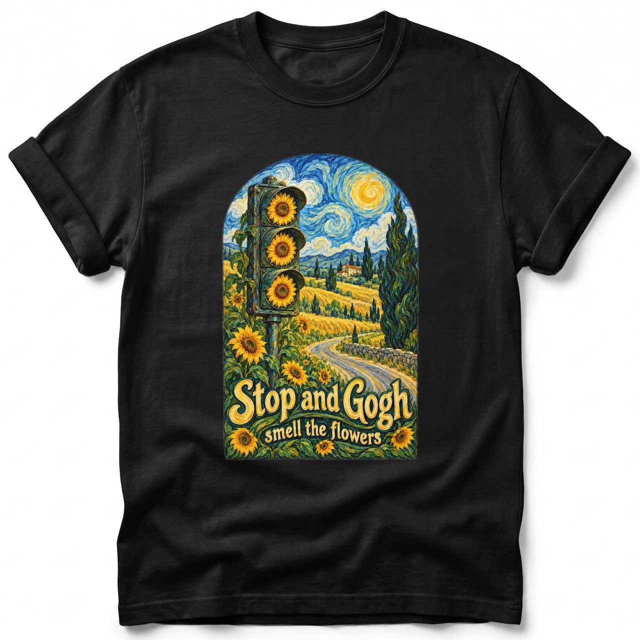 Stop and Gogh ~ Comfort Colors Premium Tee