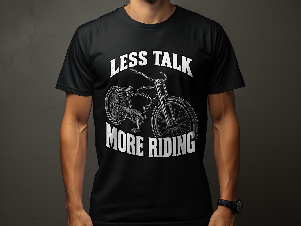 Less Talk, More Riding | Cruiser Bike Shirt