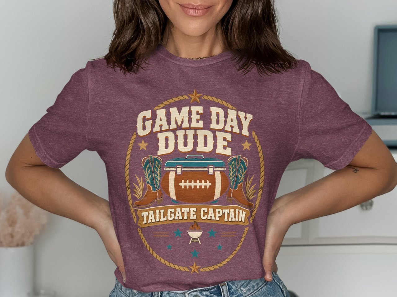 Game Day Dude Tailgate Captain Tee