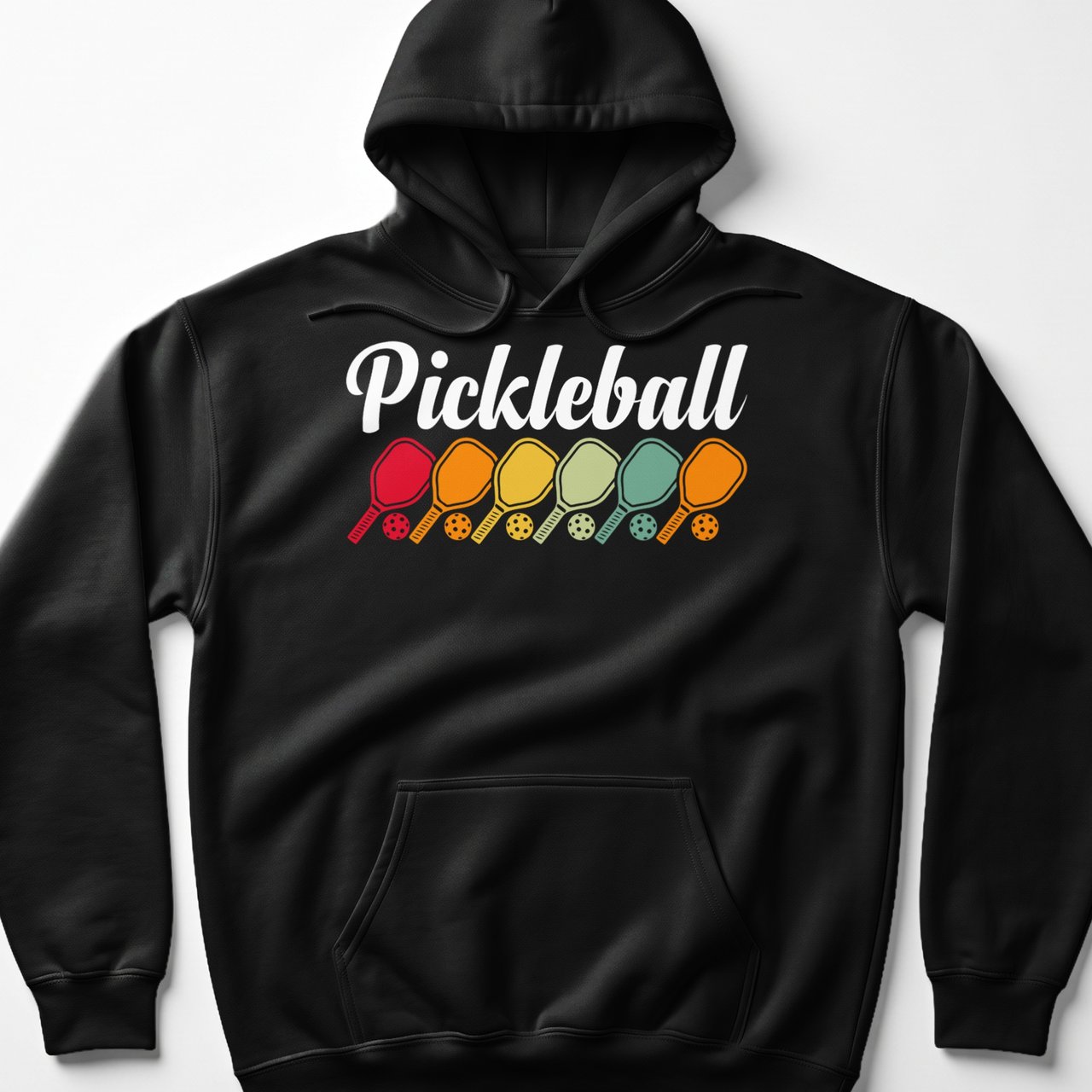 Pickleball Gildan Fleece Hoodie, Pickleball, Court Pullover
