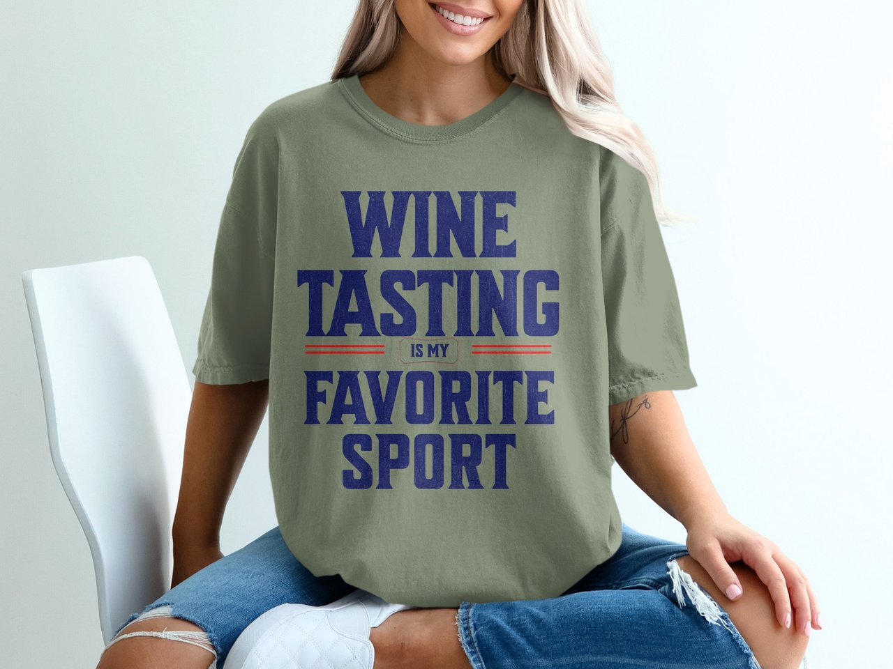 Wine Tasting Favorite Sport Tee
