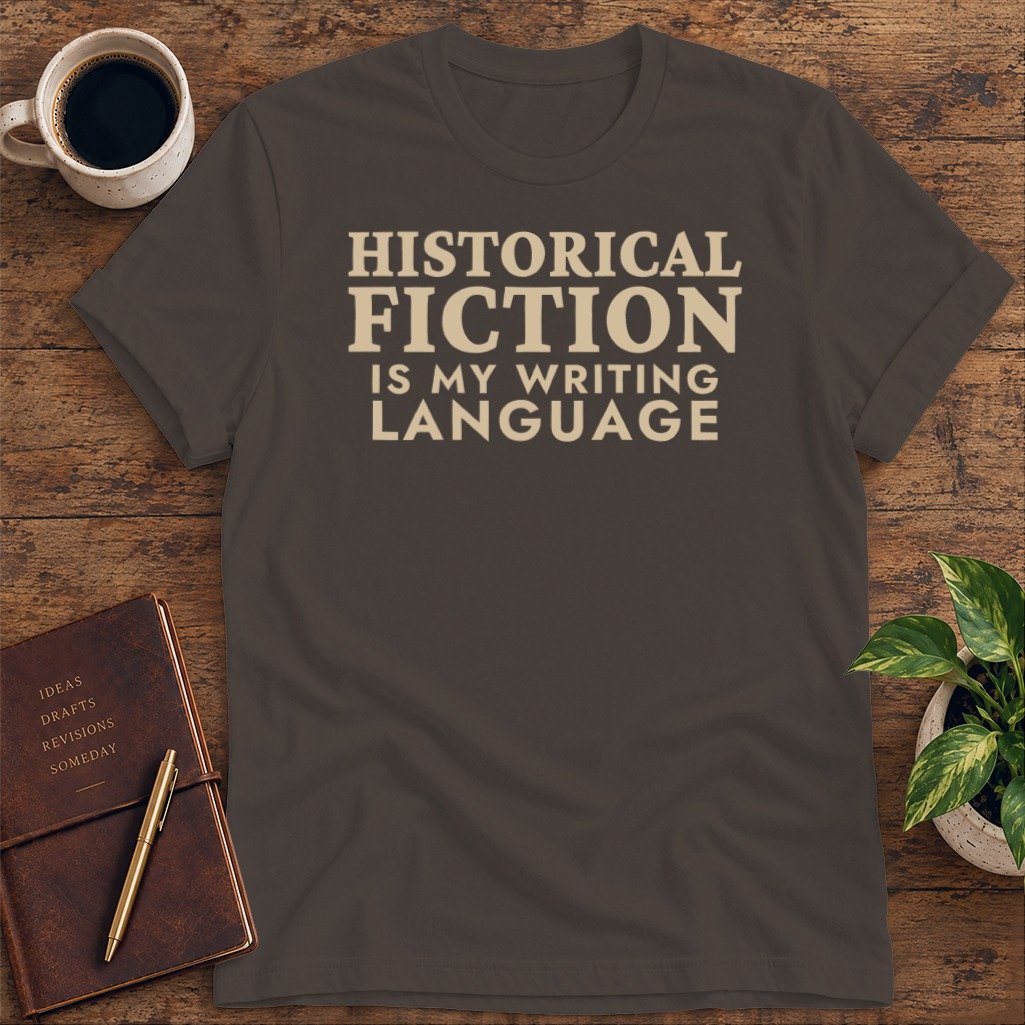 Historical Fiction Is My Writing Language Softstyle Tee
