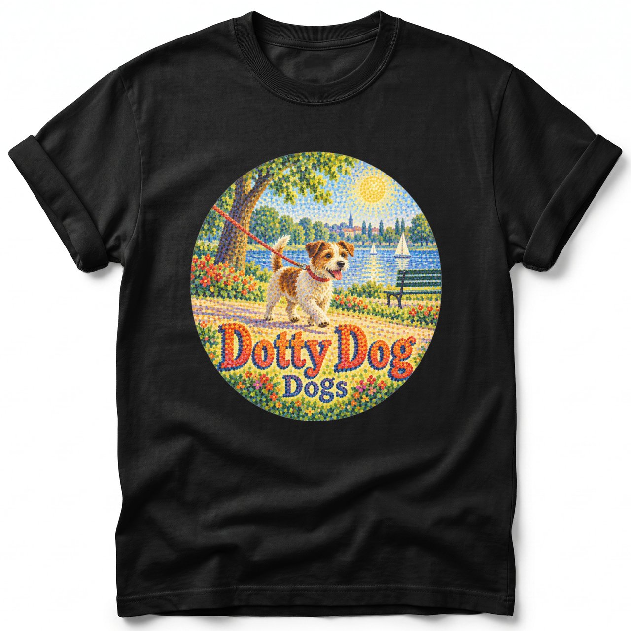 Dotty Dog ~ Comfort Colors Premium Tee