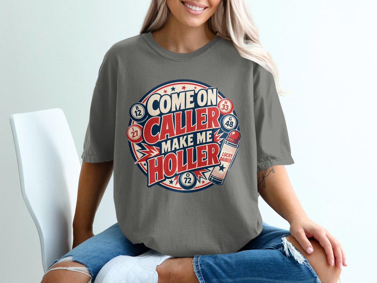 Come On Caller Make Me Holler Tee