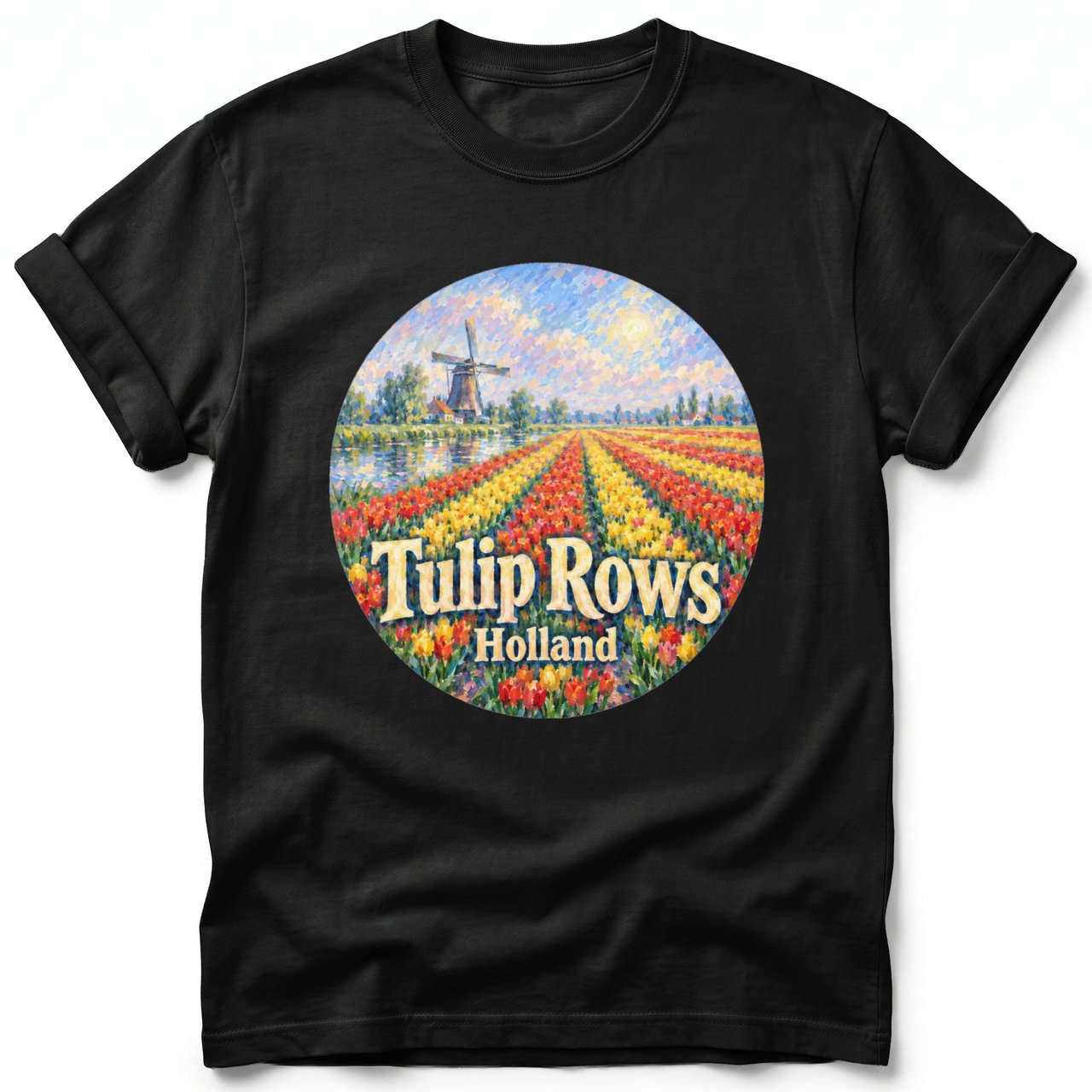 Tulip Rows ~ Comfort Colors Premium Tee