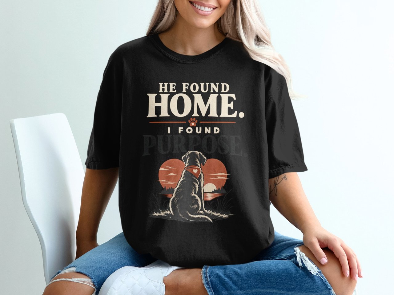 He Found Home I Found Purpose Tee