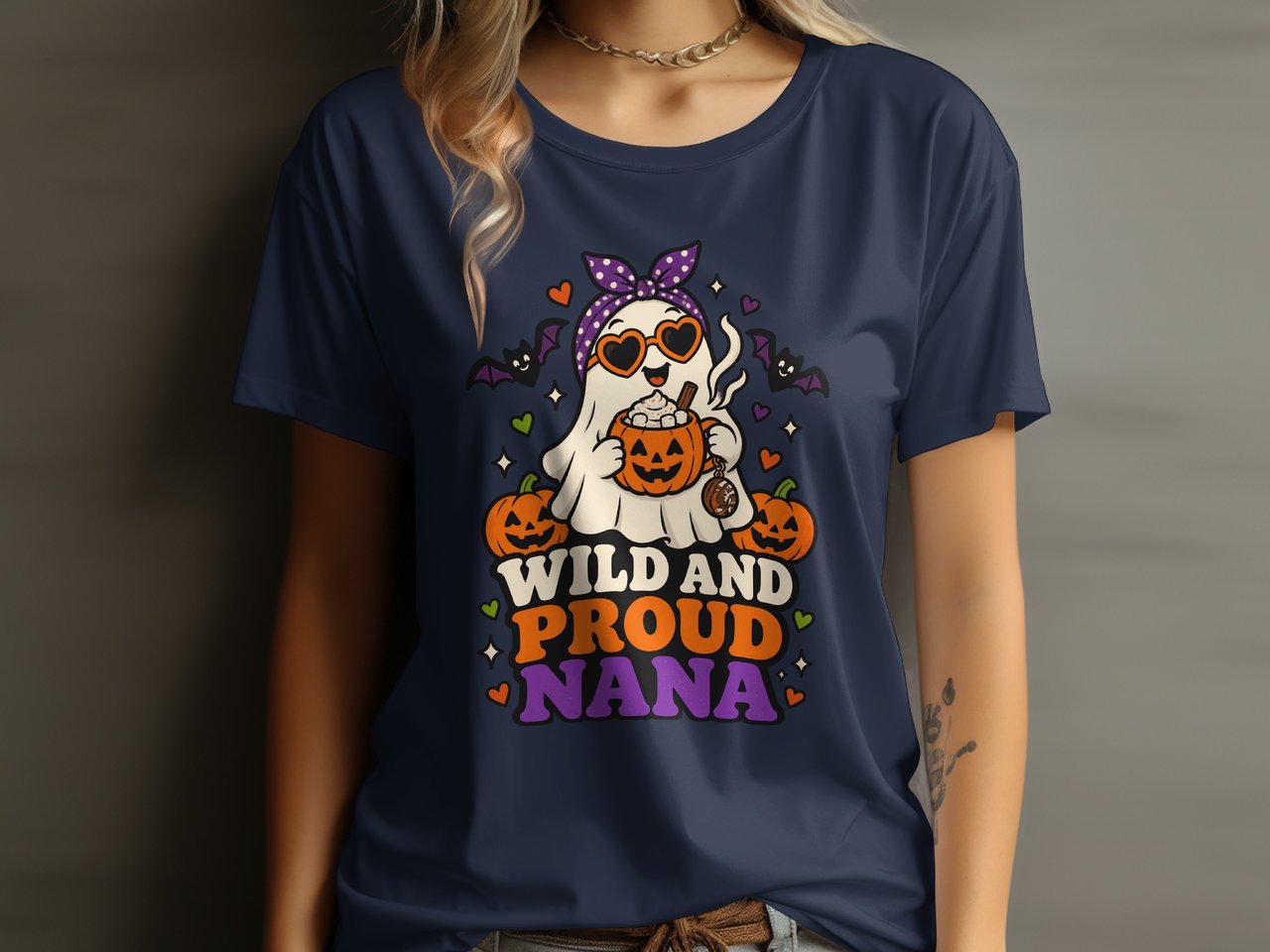 Wild And Proud Nana Halloween Tee or Sweatshirt