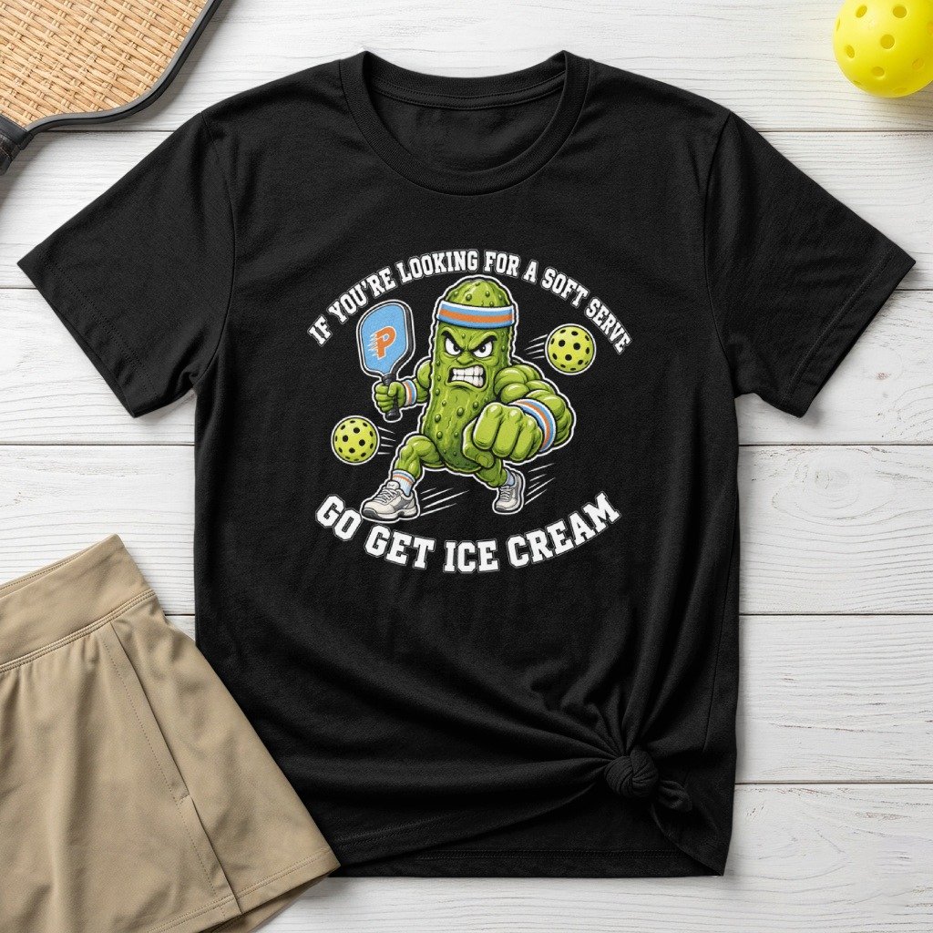 No Soft Serve Pickleball T-Shirt